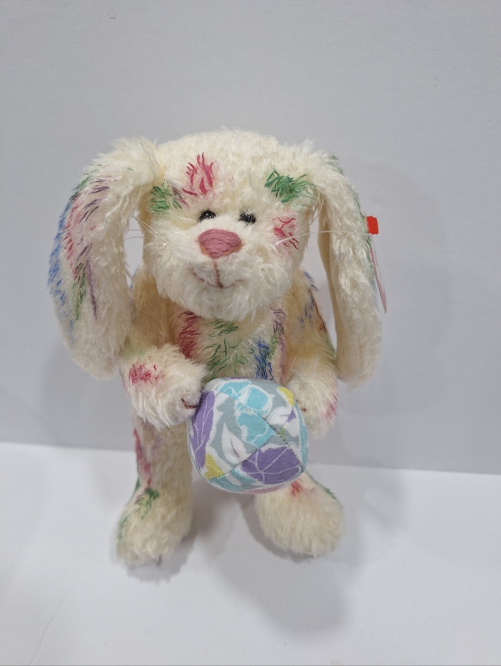 Vintage Ty White Bunny Plush- Georgia